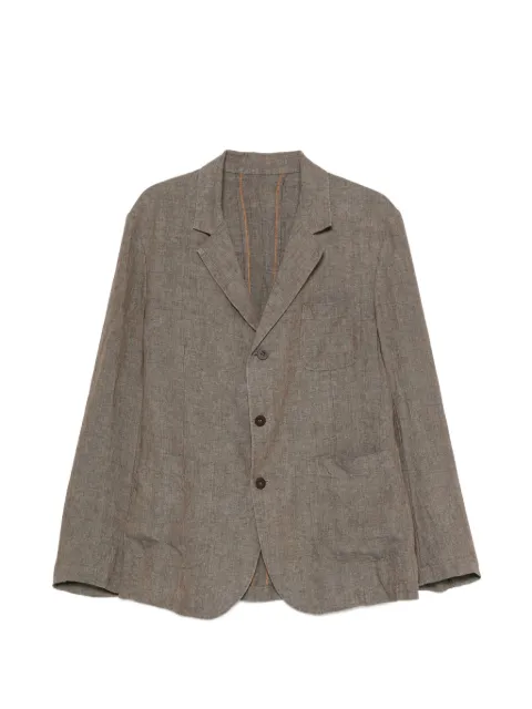original vintage style single-breasted linen blazer