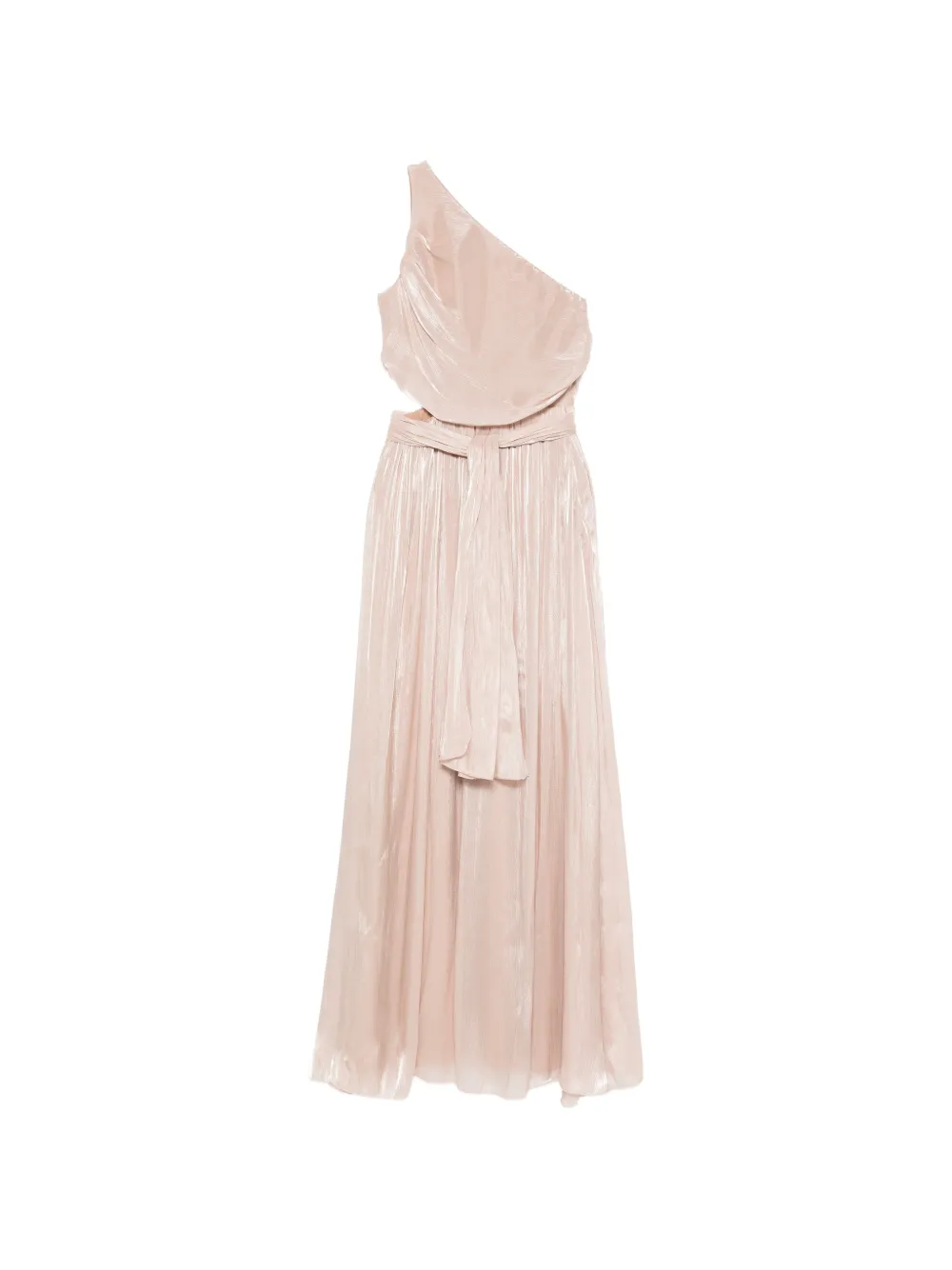 PHILIA LOFT one-shoulder pleated maxi dress