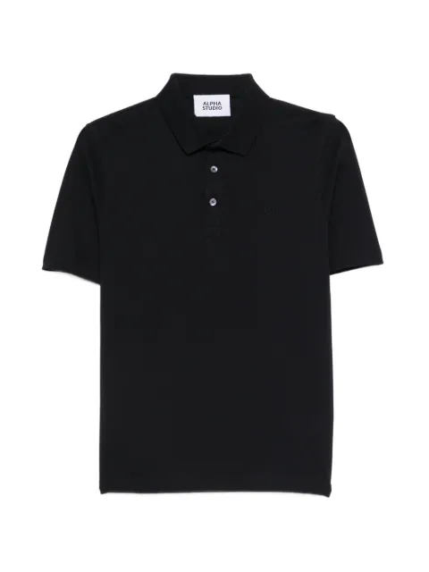 ALPHA STUDIO button polo shirt