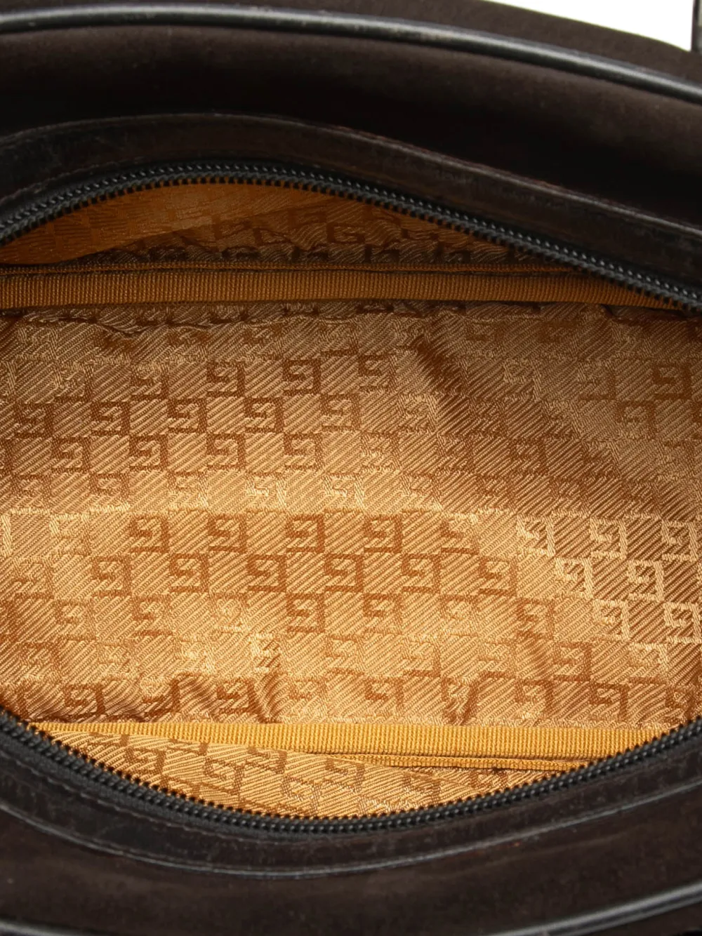 Gucci Pre-Owned 2000-2015 スエード バンブー ハンドバッグ