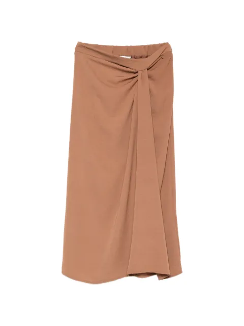 PHILIA LOFT knot midi skirt