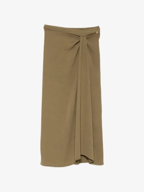 PHILIA LOFT knot midi skirt