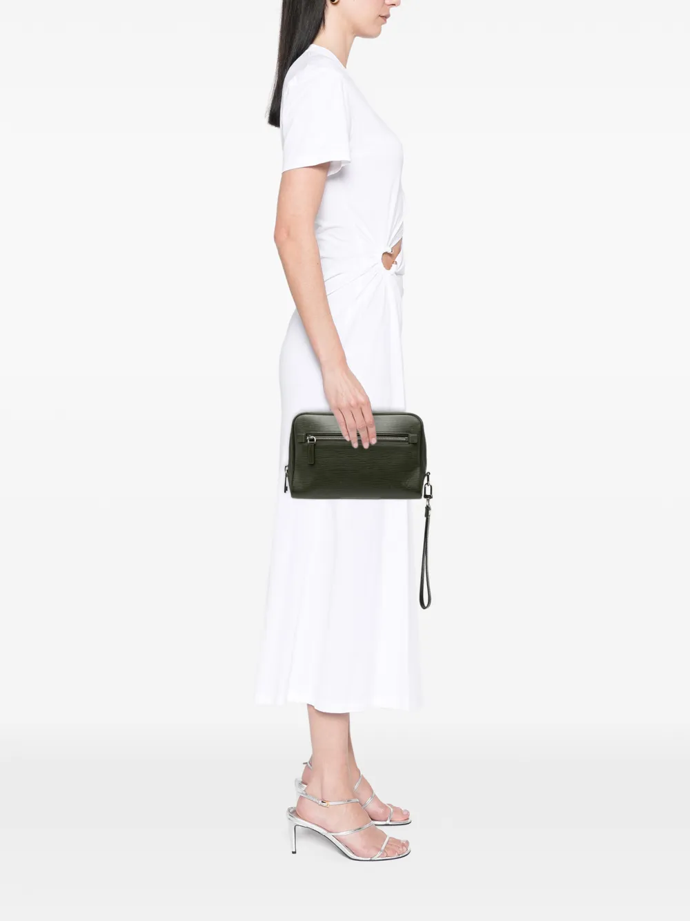  Louis Vuitton Pre-owned 2014 Epi Neo Hoche Clutch Bag - Green 