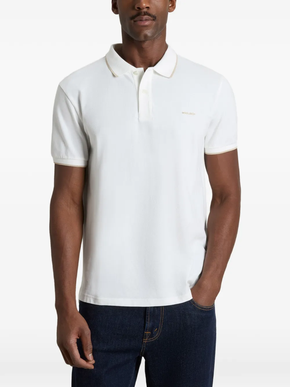 Woolrich Katoenen poloshirt Wit