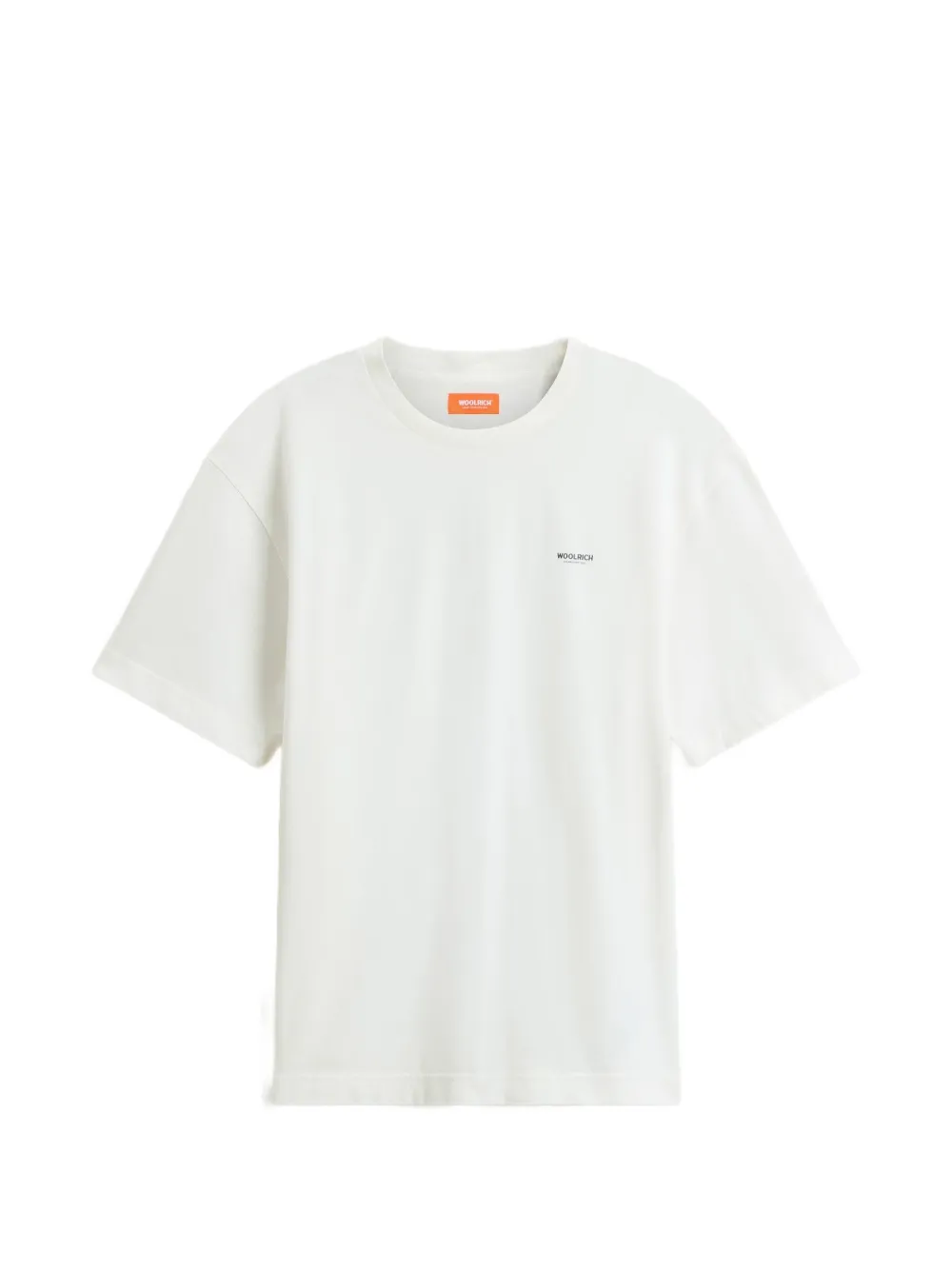 Woolrich logo-detail cotton T-shirt - Bianco