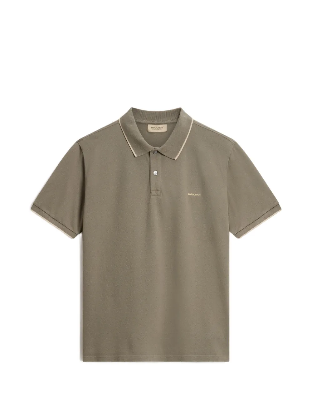 Woolrich Monterey logo-embroidered polo shirt - Grün