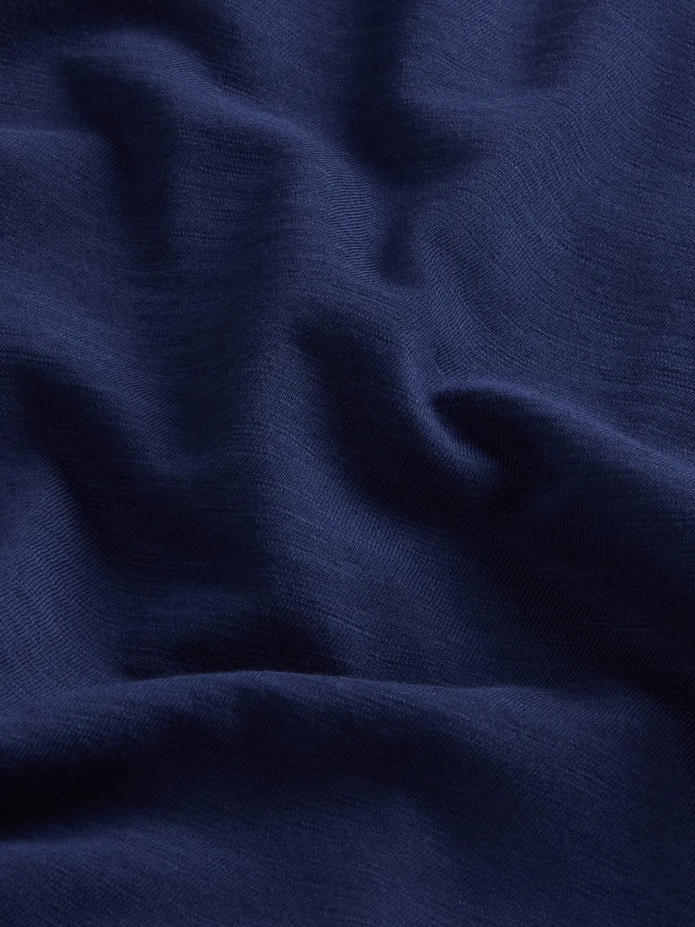 Woolrich T-shirt met V-hals van slub stof Blauw