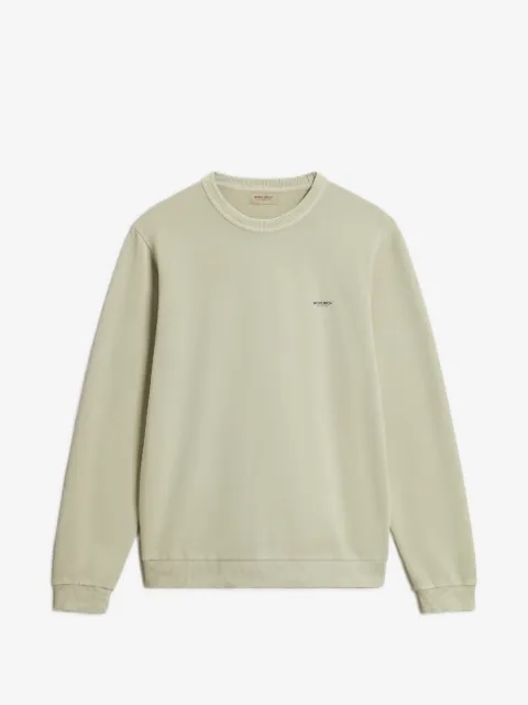 Woolrich farvet sweater med logotryk