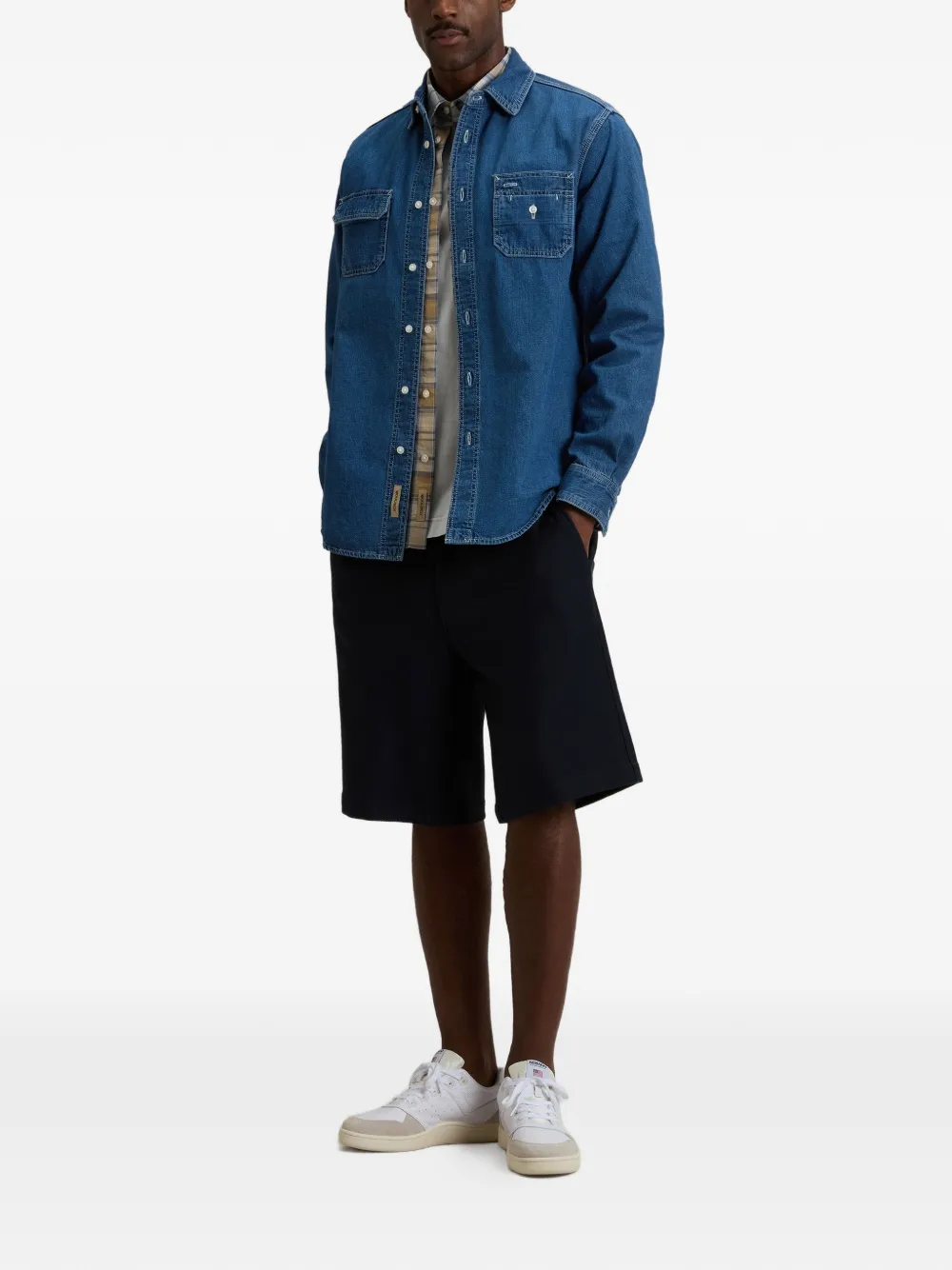 Woolrich Denim overhemd Blauw