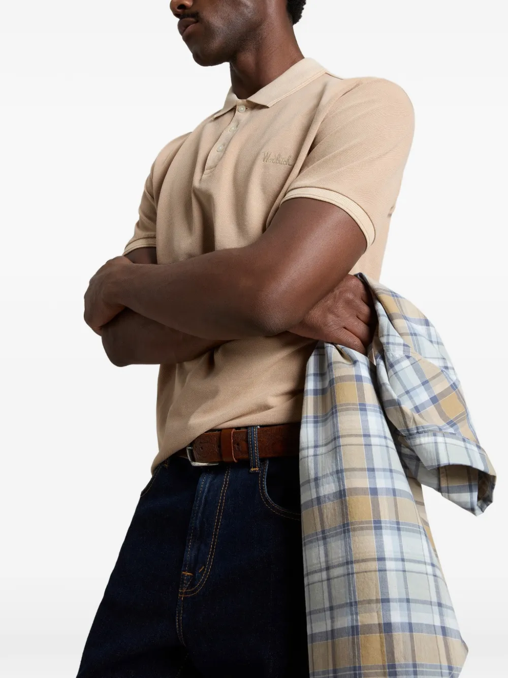 Woolrich Katoenen poloshirt Beige