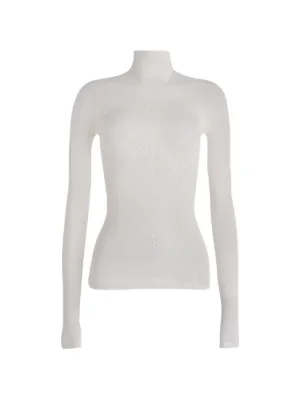 Issey Miyake high-neck Top | White | FARFETCH RO