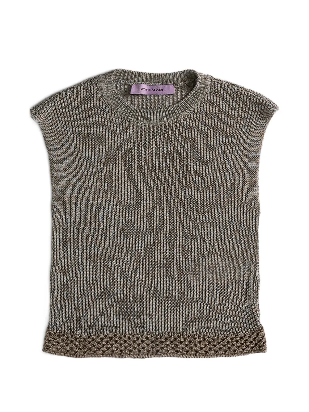 Maccapani Giuly round-neck top - Grigio