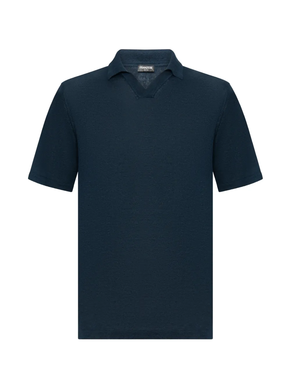 FRANZESE COLLECTION ribbed V-neck T-shirt - Blu