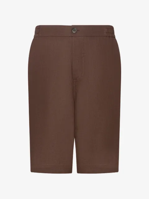 FRANZESE COLLECTION linen bermuda shorts