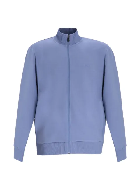 BOSS sudadera con cremallera y manga larga
