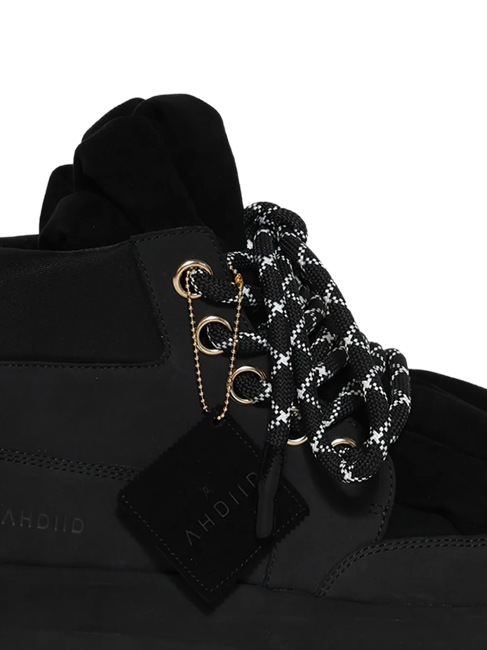 AHDIID Brooklyn Var. 02 veterlaarzen met plateauzool Zwart