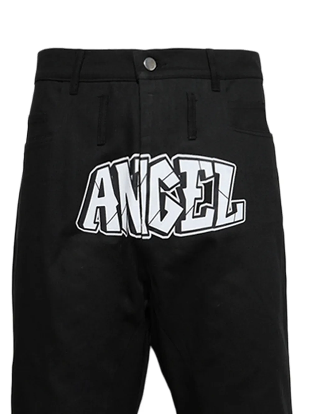 COUCOUBEBE 75018 Angel gereconstrueerde baggy broek Zwart