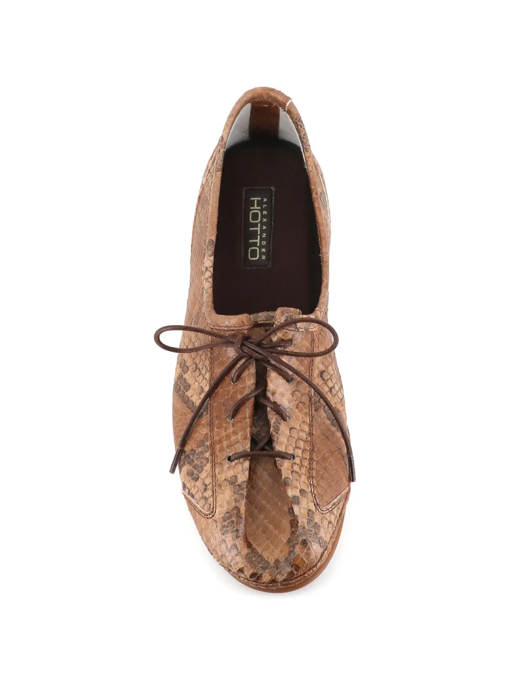 Alexander Hotto snakeskin-print slippers Bruin