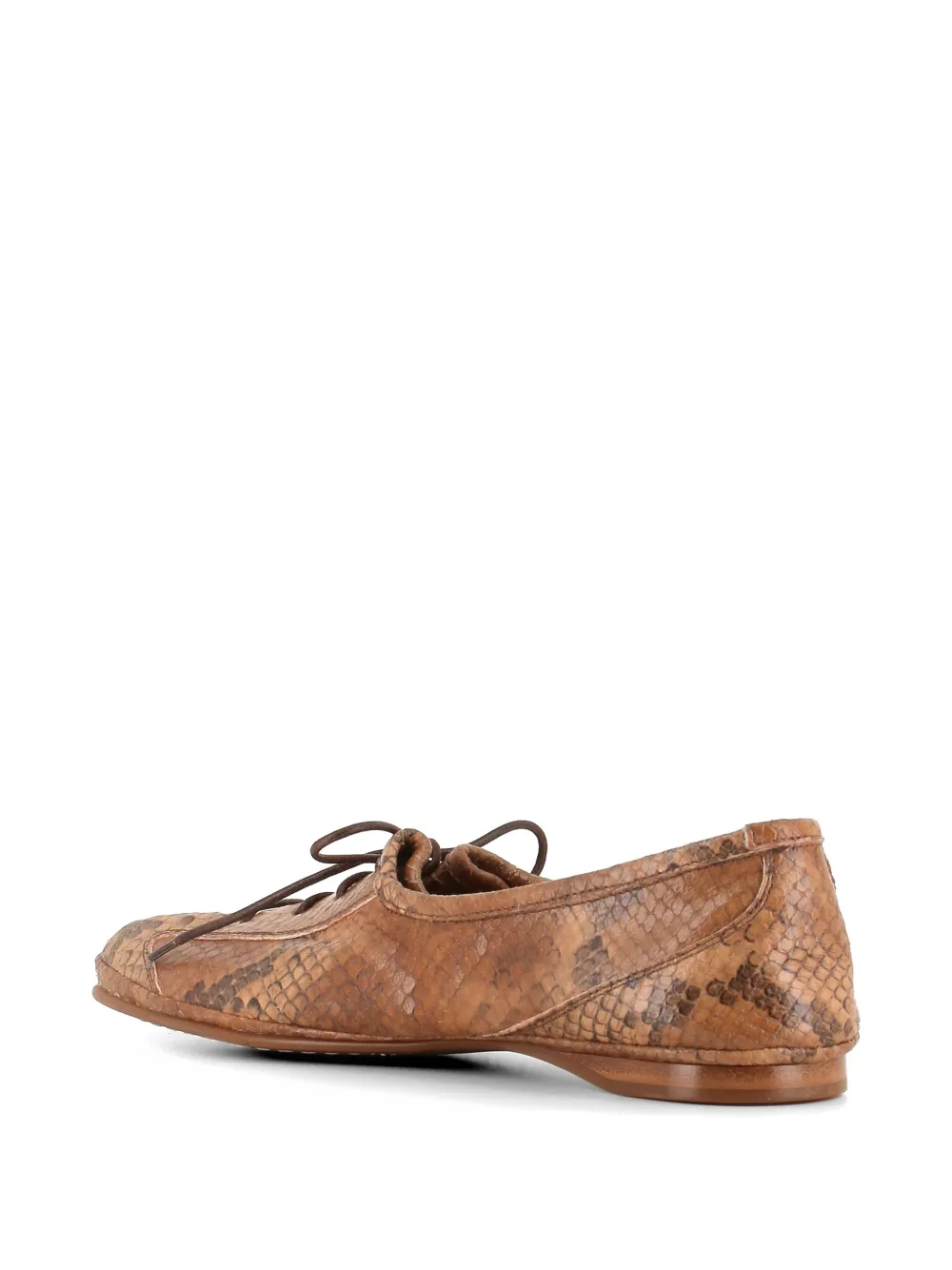 Alexander Hotto snakeskin-print slippers Bruin
