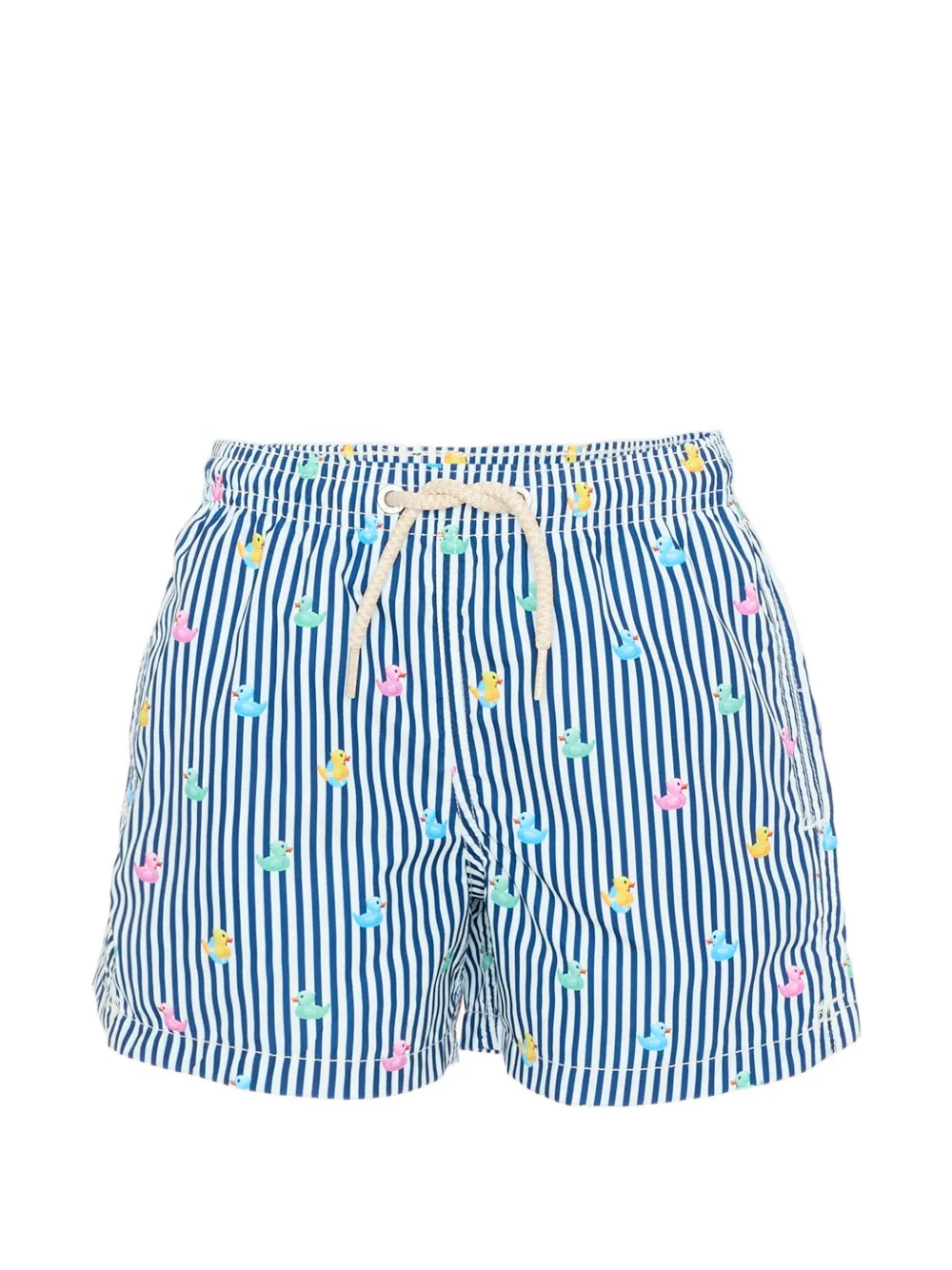 MC2 Saint Barth Kids striped print swim shorts - Blu