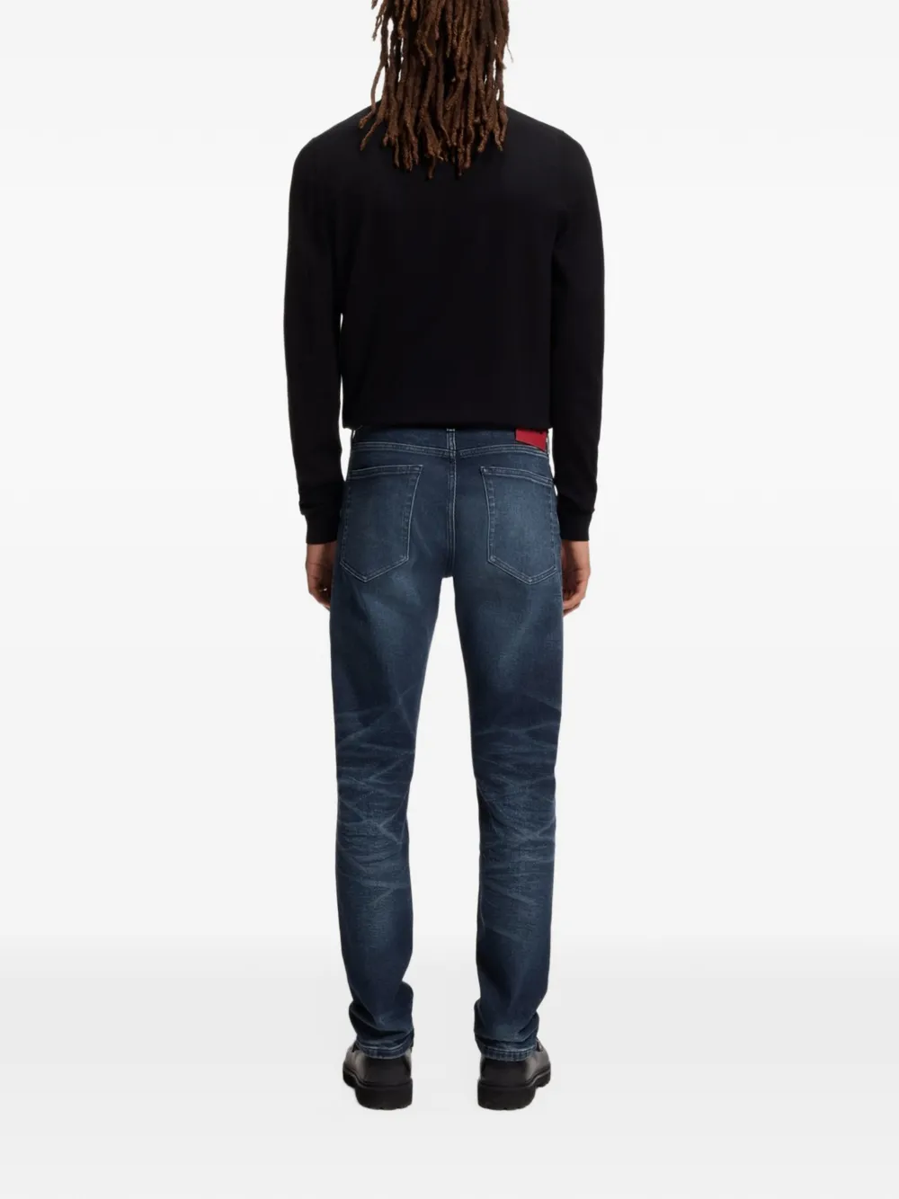BOSS Extra slim-fit jeans van stretch denim Blauw