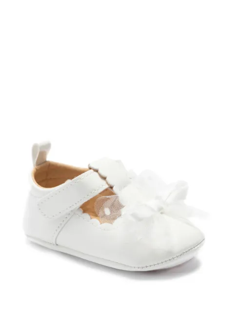 Tulleen Amaris bow crib shoes