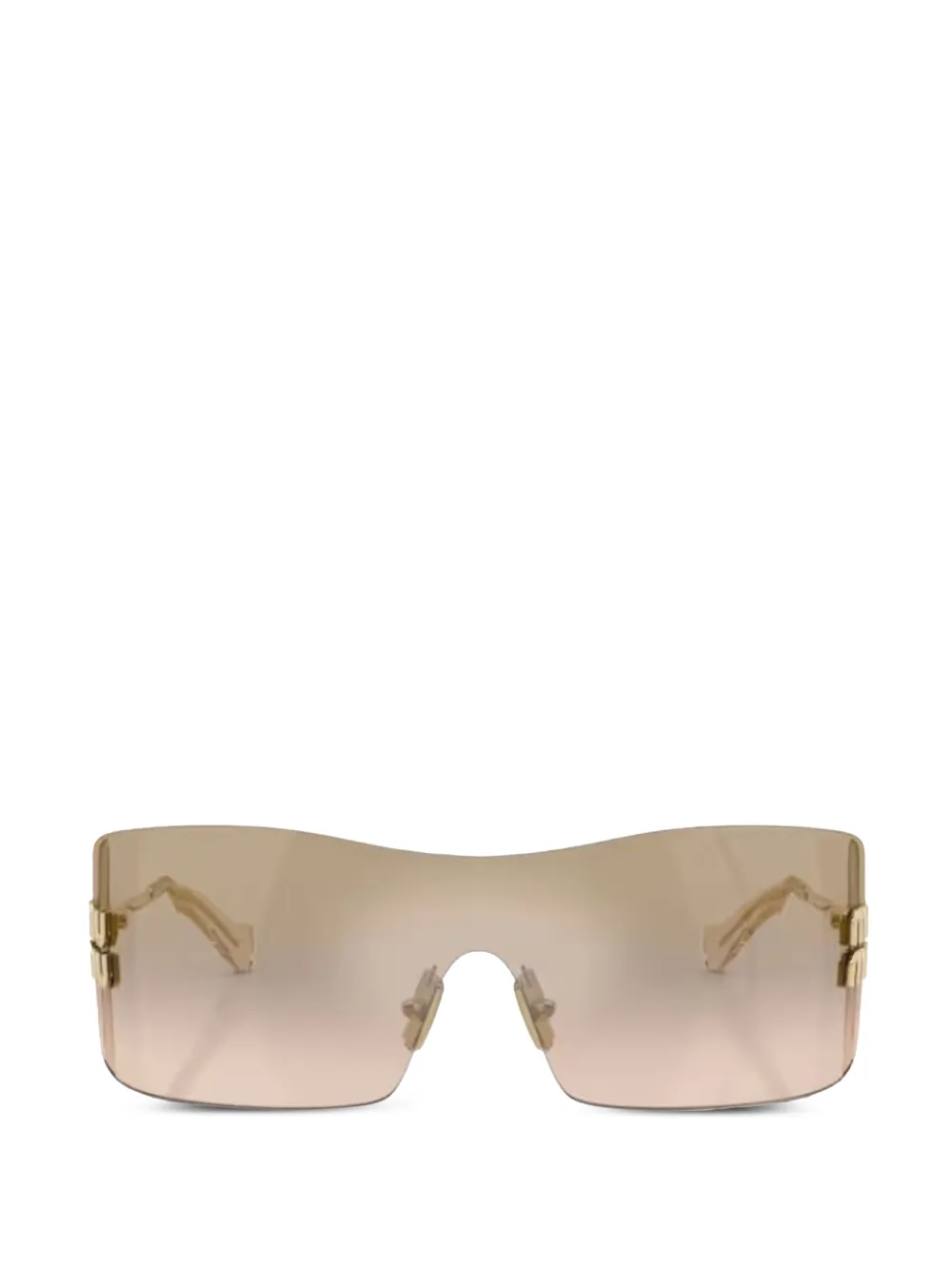 Miu Miu Eyewear logo sunglasses - Oro