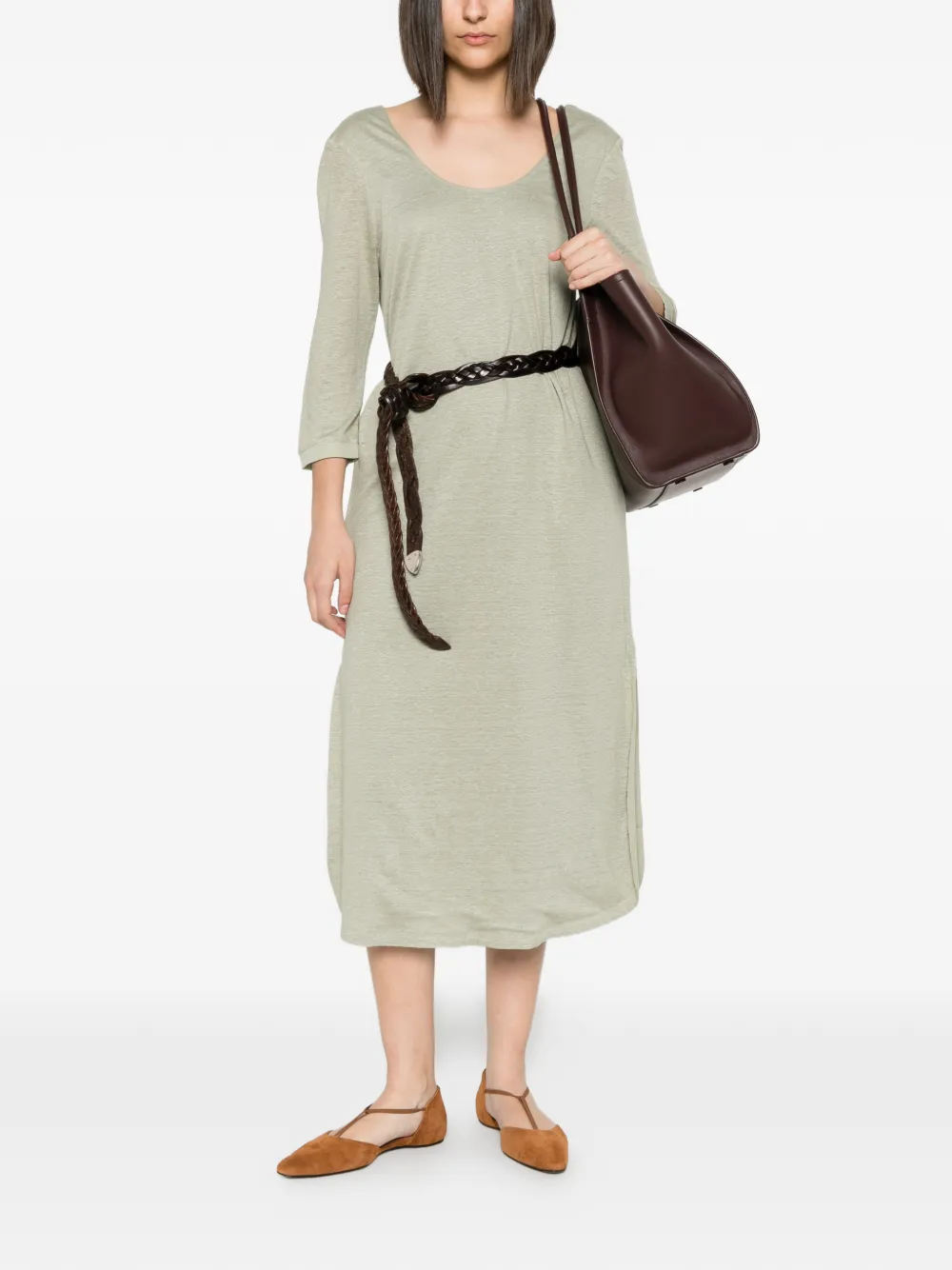  Max & Moi Vestido Midi Ravie - Verde 