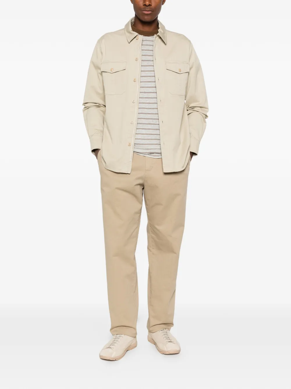 White Sand Plooibroek Beige