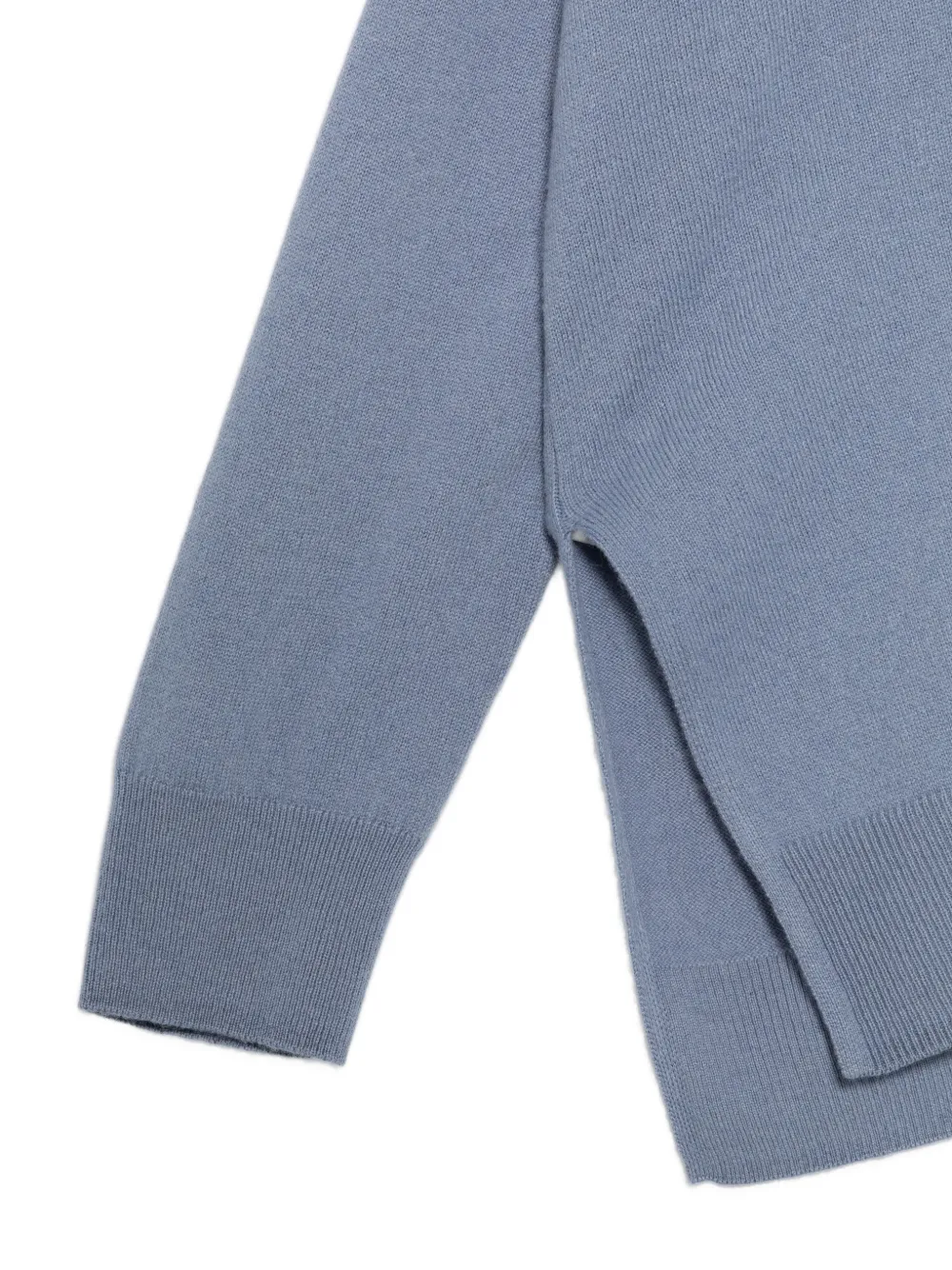  Max & Moi Pull à Col En Satin - Bleu 