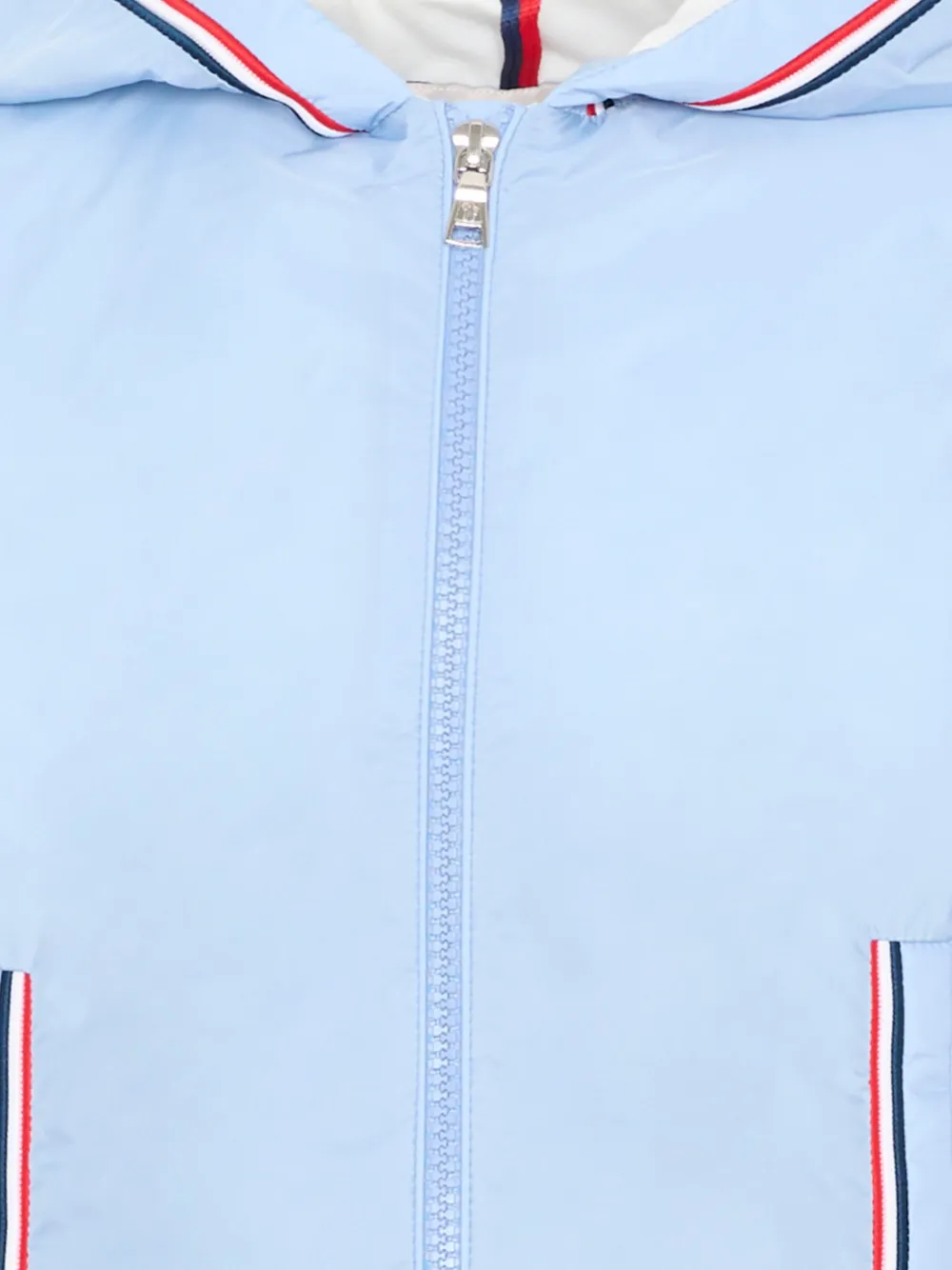 Moncler Enfant Granduc windjack met capuchon Blauw