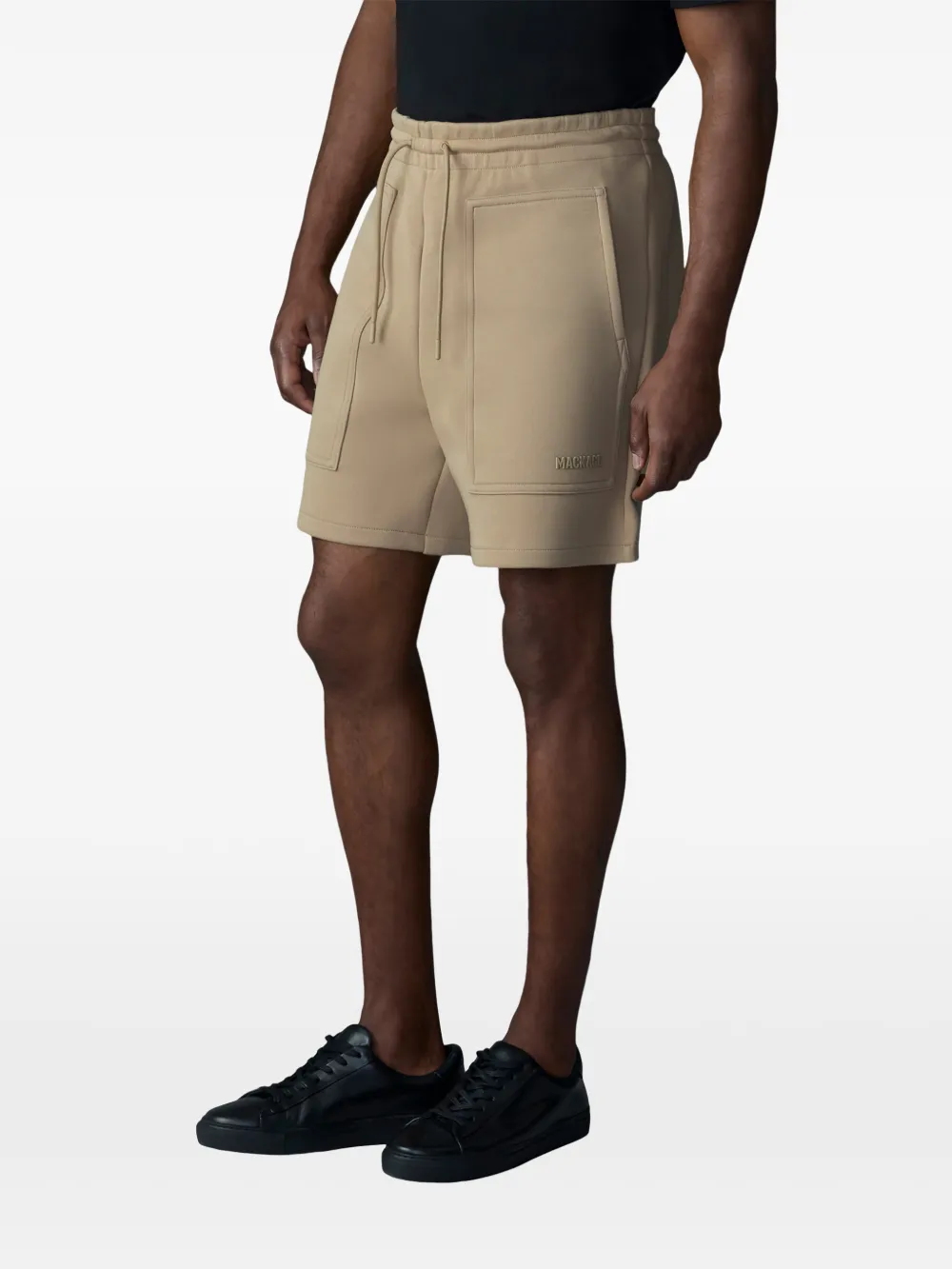  Mackage Elwood-r Patch-pocket Track Shorts - Neutrals 
