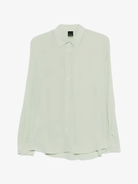 PINKO camisa de seda con botones