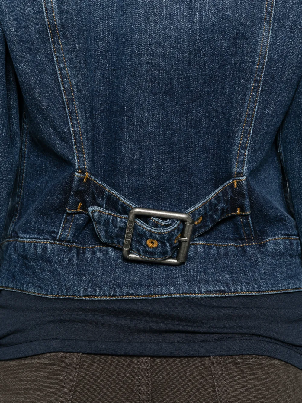 PINKO Ganimede jack met klepzak Blauw
