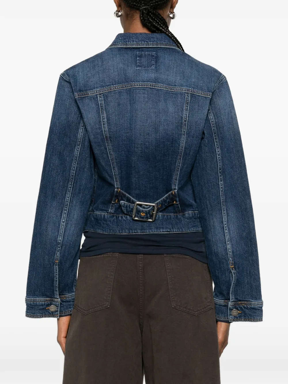 PINKO Ganimede jack met klepzak Blauw