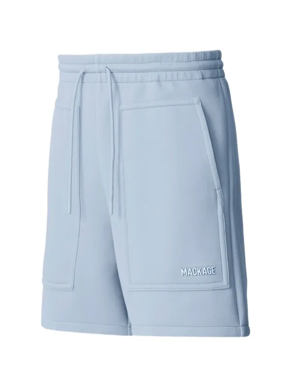 Mackage Elwood-r Patch-pocket Track Shorts in Blue