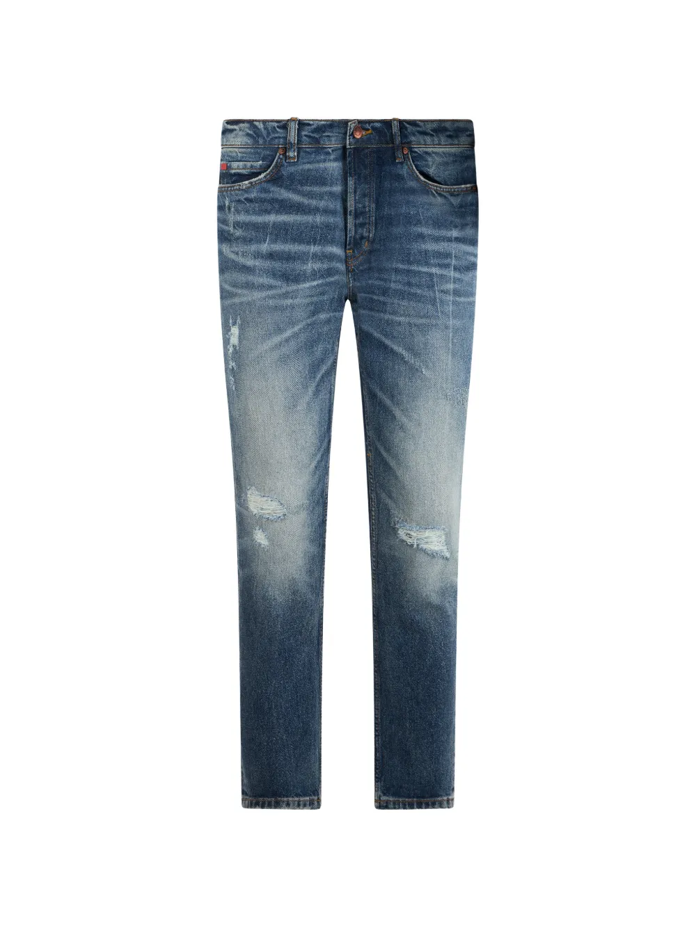 BOSS ripped denim jeans - Blu