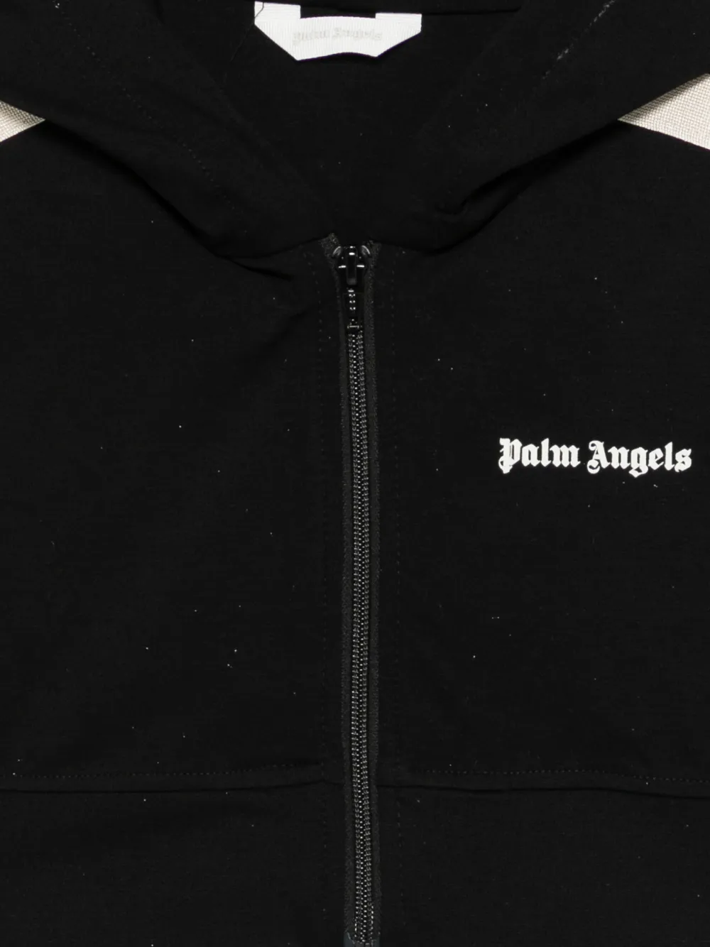 Palm Angels Kids Hoodie met gestreept detail Zwart