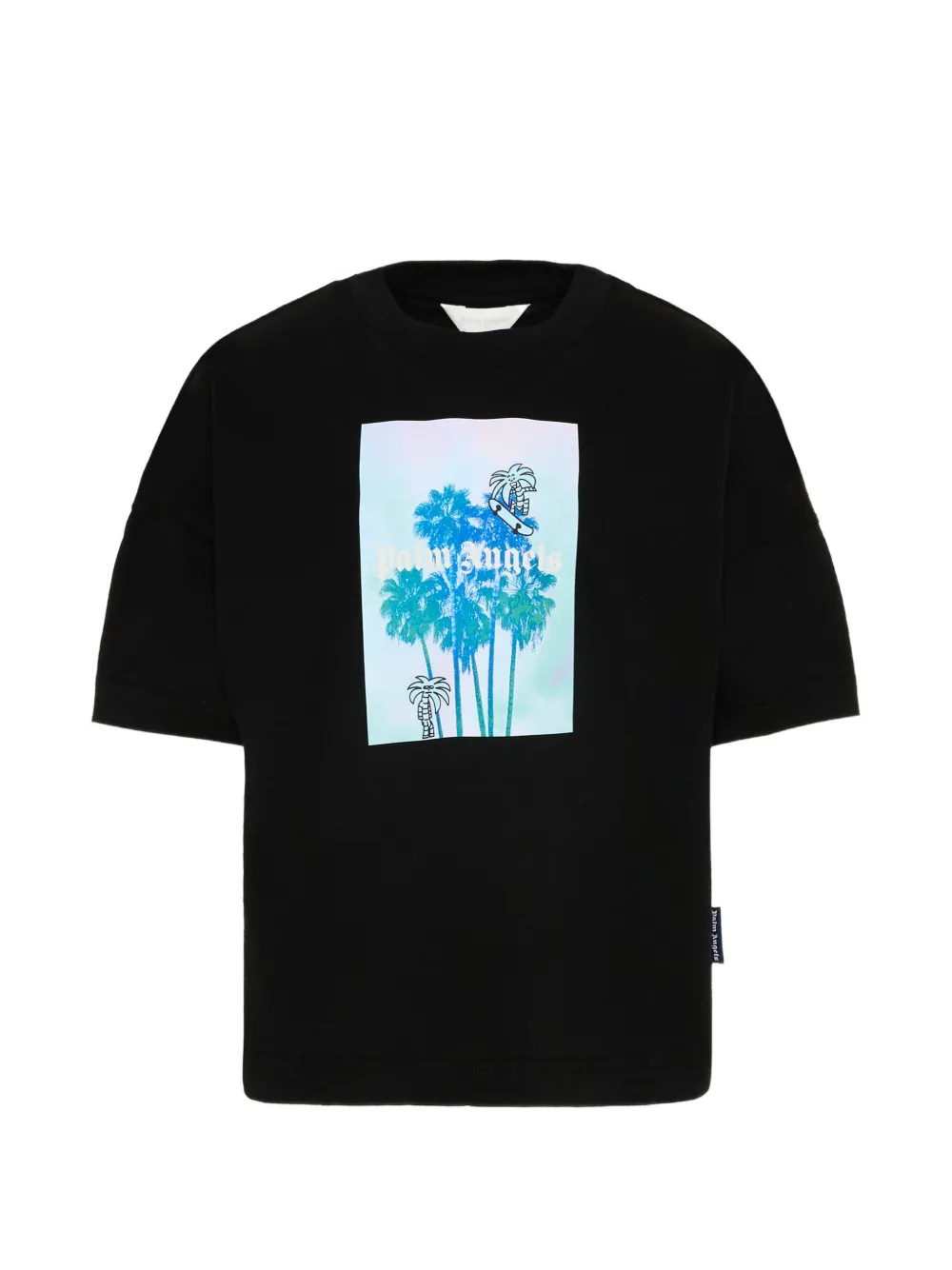 Palm Angels Kids short-sleeves graphic T-shirt - Nero