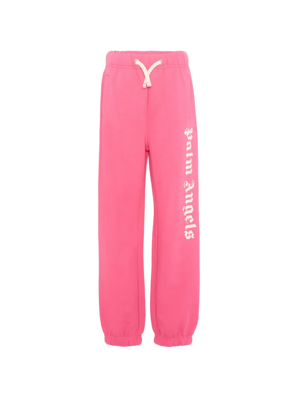 Palm Angels Kids logo-detail drawstring trousers - Rosa
