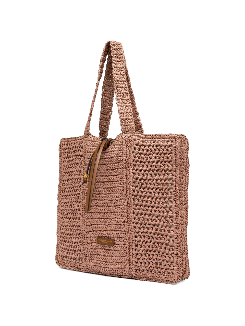 GIANNI CHIARINI Nefeli Crochet Shopper Bag | Neutrals | FARFETCH JO