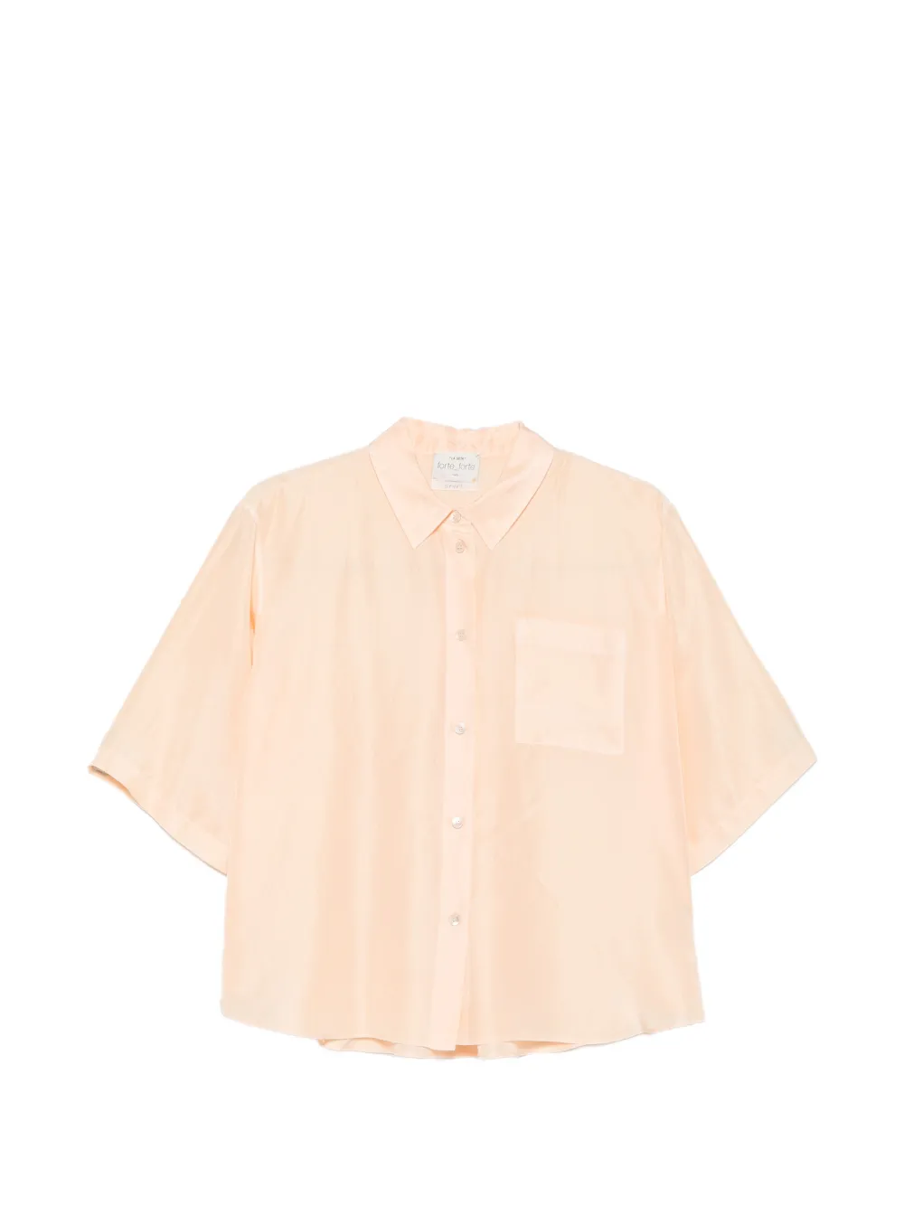 Forte Forte habotai silk shirt - Arancione