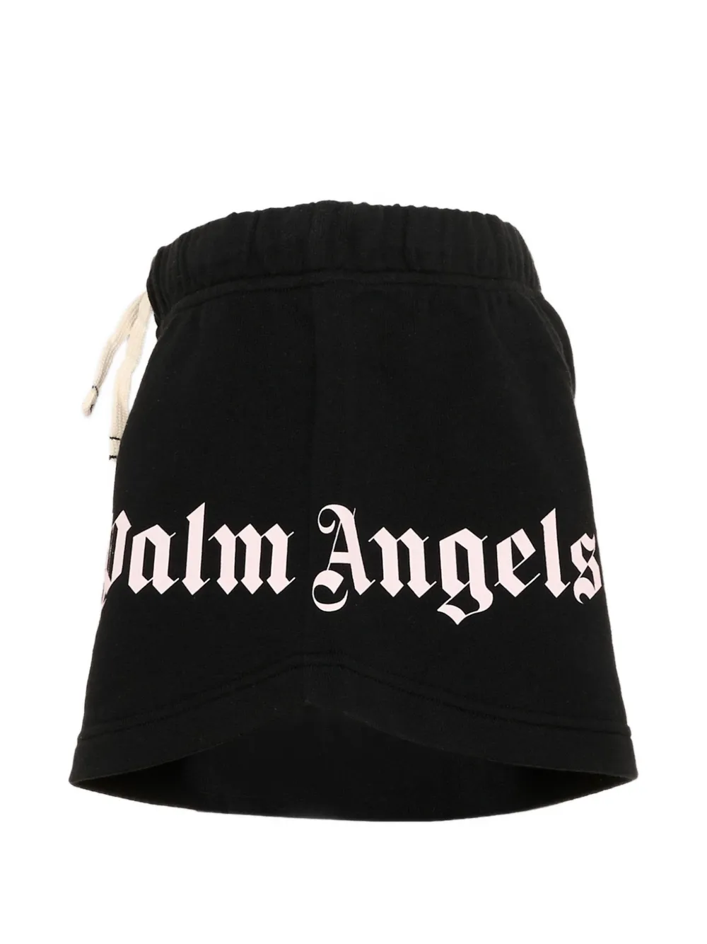 Palm Angels Kids Shorts met logoprint Zwart