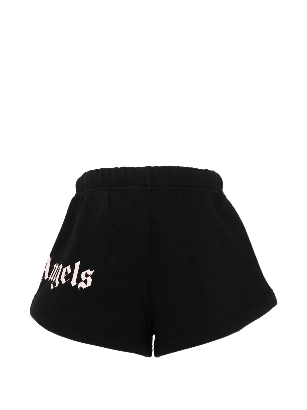 Palm Angels Kids Shorts met logoprint Zwart