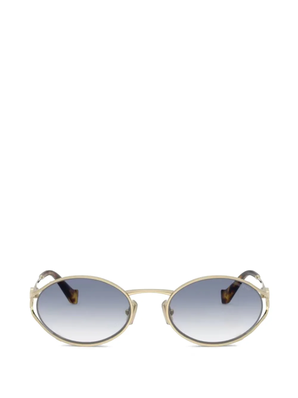 Miu Miu Eyewear oval-frame sunglasses - Oro