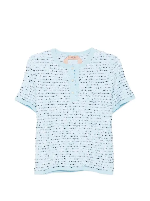 Nº21 playera tipo polo con volantes