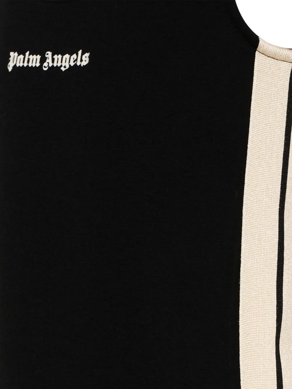 Palm Angels Kids Jurk met logoprint Zwart