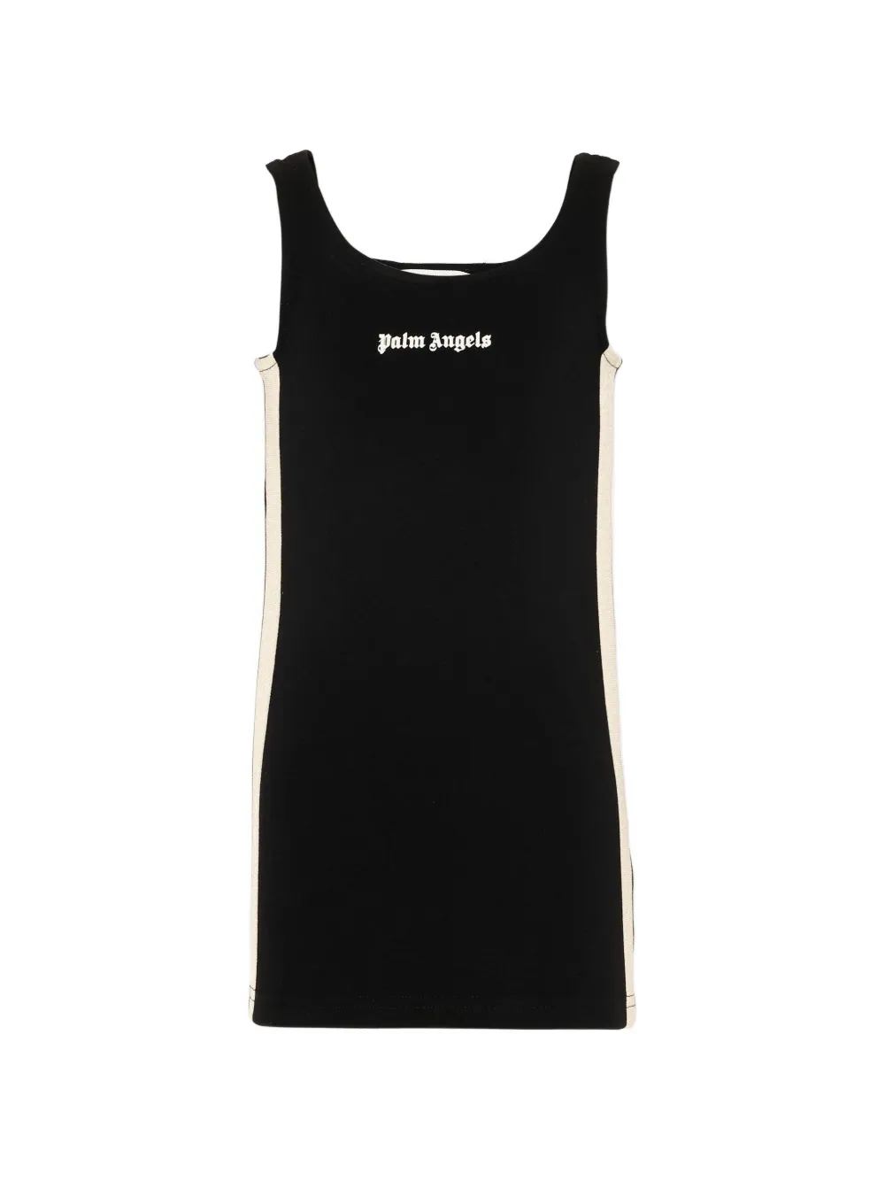 Palm Angels Kids logo-print dress - Nero