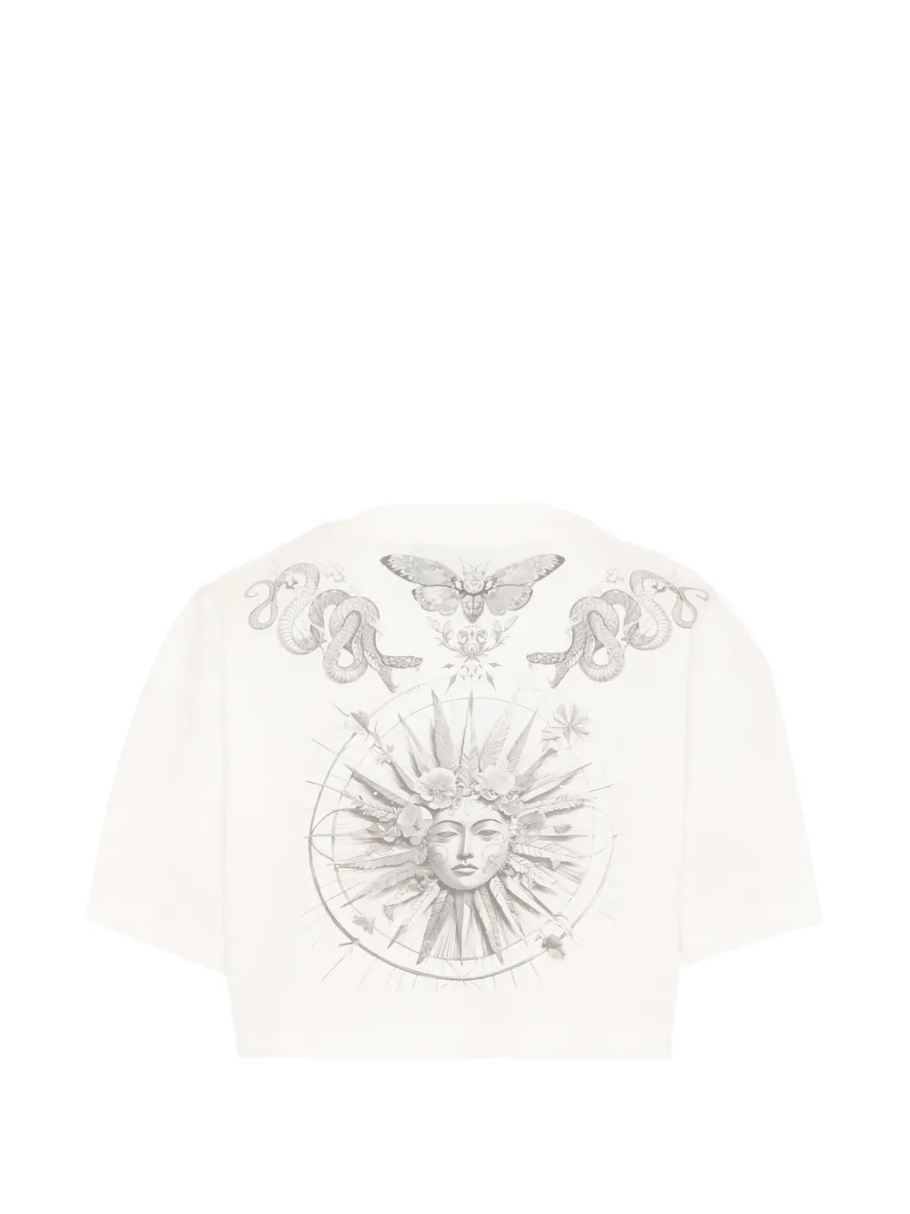 Philipp Plein Junior T-shirt met print Beige