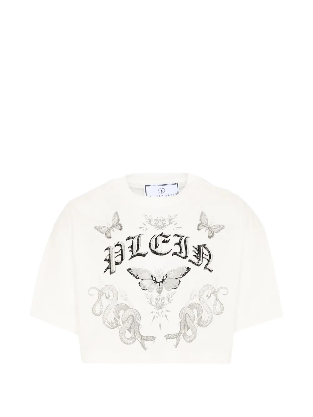Philipp Plein Junior graphic short sleeves T-shirt - Toni neutri